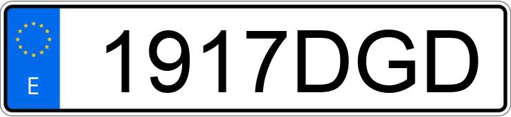 Registreringsnummeret 1917DGD har FORD FOCUS
