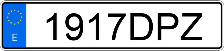 Numer rejestracyjny 1917DPZ posiada VOLKSWAGEN PASSAT