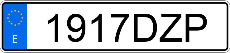 Numer rejestracyjny 1917DZP posiada CITROEN C4