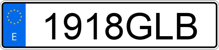 Numer rejestracyjny 1918GLB posiada BMW SERIE 1