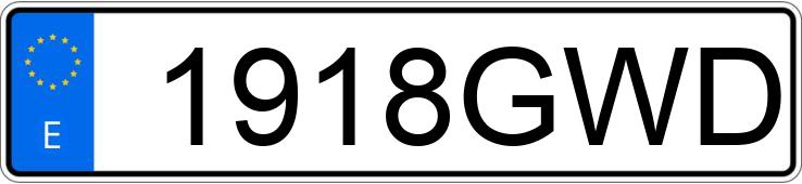Numer rejestracyjny 1918GWD posiada PEUGEOT 308 Numer rejestracyjny 1918GWD posiada PEUGEOT 308
