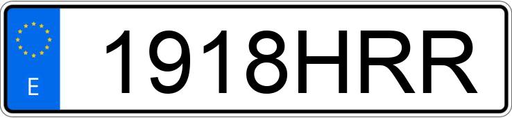 Numer rejestracyjny 1918HRR posiada VOLKSWAGEN CADDY