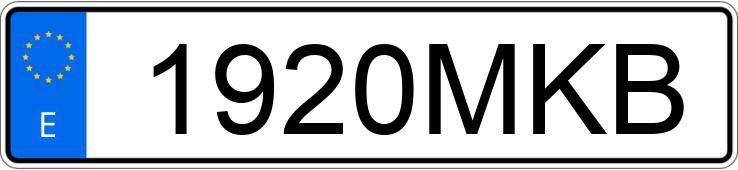 Numer rejestracyjny 1920MKB posiada SKODA KODIAQ