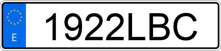 Numer rejestracyjny 1922LBC posiada BENELLI MACIS