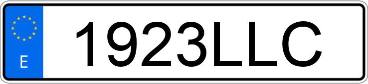 Numer rejestracyjny 1923LLC posiada FIAT TIPO