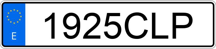 Numer rejestracyjny 1925CLP posiada PEUGEOT 206