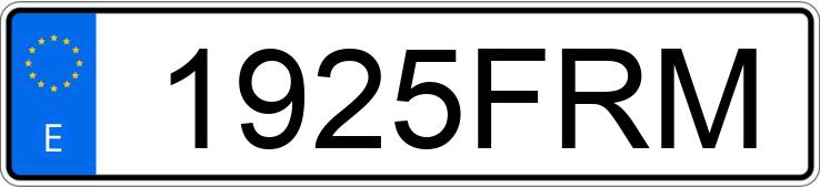Numer rejestracyjny 1925FRM posiada AUDI A3 Numer rejestracyjny 1925FRM posiada AUDI A3