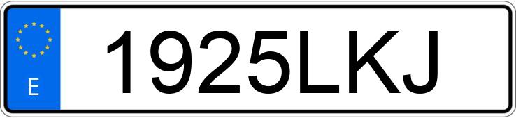 Numer rejestracyjny 1925LKJ posiada MERCEDES E (212-207)