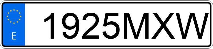 Numer rejestracyjny 1925MXW posiada DACIA SANDERO