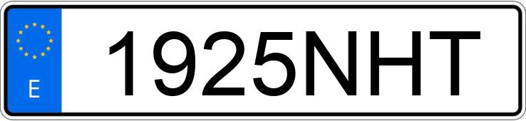 Numer rejestracyjny 1925NHT posiada DODGE CHALLENGER Numer rejestracyjny 1925NHT posiada DODGE CHALLENGER