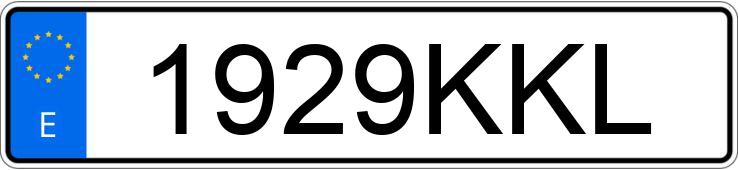 Numer rejestracyjny 1929KKL posiada SEAT ARONA