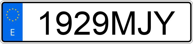 Numer rejestracyjny 1929MJY posiada FORD FOCUS Numer rejestracyjny 1929MJY posiada FORD FOCUS