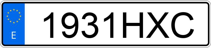 Numer rejestracyjny 1931HXC posiada AUDI A3 SPORTBACK Numer rejestracyjny 1931HXC posiada AUDI A3 SPORTBACK