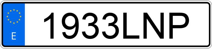 Numer rejestracyjny 1933LNP posiada VOLKSWAGEN POLO