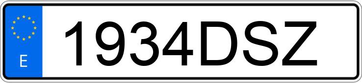 Numer rejestracyjny 1934DSZ posiada RENAULT SCENIC Numer rejestracyjny 1934DSZ posiada RENAULT SCENIC