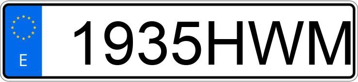 Numer rejestracyjny 1935HWM posiada FORD FOCUS Numer rejestracyjny 1935HWM posiada FORD FOCUS