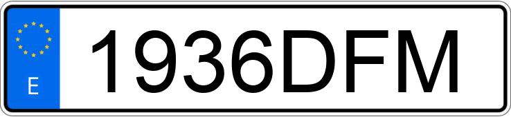 Numer rejestracyjny 1936DFM posiada MERCEDES VITO Numer rejestracyjny 1936DFM posiada MERCEDES VITO