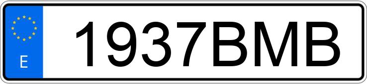 Numer rejestracyjny 1937BMB posiada SEAT TOLEDO
