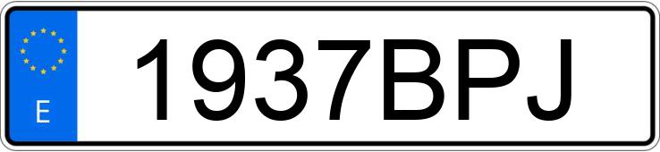 Numer rejestracyjny 1937BPJ posiada VOLKSWAGEN GOLF Numer rejestracyjny 1937BPJ posiada VOLKSWAGEN GOLF