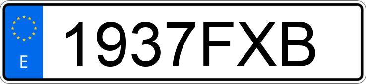 Numer rejestracyjny 1937FXB posiada CITROEN C4