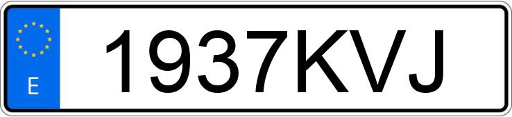 Numer rejestracyjny 1937KVJ posiada BMW I3 Numer rejestracyjny 1937KVJ posiada BMW I3