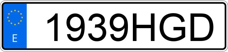 Numer rejestracyjny 1939HGD posiada CITROEN BERLINGO