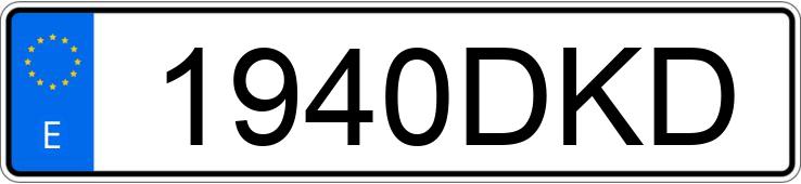 Numer rejestracyjny 1940DKD posiada VOLKSWAGEN GOLF Numer rejestracyjny 1940DKD posiada VOLKSWAGEN GOLF