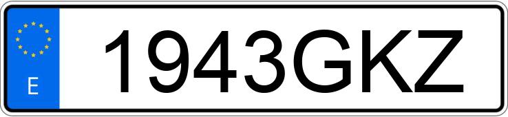 Numer rejestracyjny 1943GKZ posiada TOYOTA COROLLA Numer rejestracyjny 1943GKZ posiada TOYOTA COROLLA