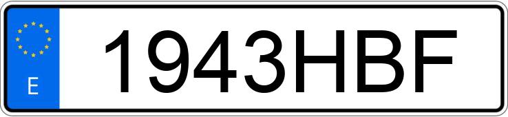 Numer rejestracyjny 1943HBF posiada BMW SERIE 1 Numer rejestracyjny 1943HBF posiada BMW SERIE 1