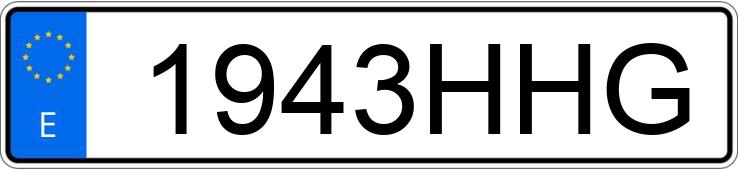 Numer rejestracyjny 1943HHG posiada KIA CEED