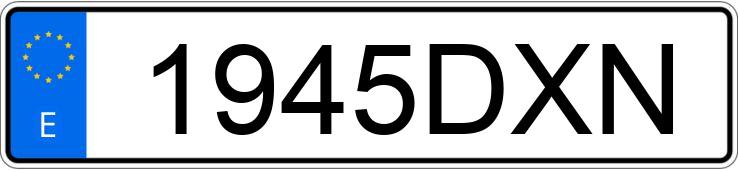 Numer rejestracyjny 1945DXN posiada SEAT LEON