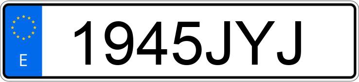 Numer rejestracyjny 1945JYJ posiada VOLKSWAGEN POLO