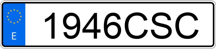 Numer rejestracyjny 1946CSC posiada HUSQVARNA CR 250