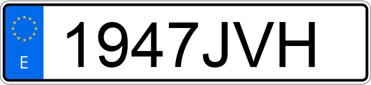 Numer rejestracyjny 1947JVH posiada BMW SERIE 1