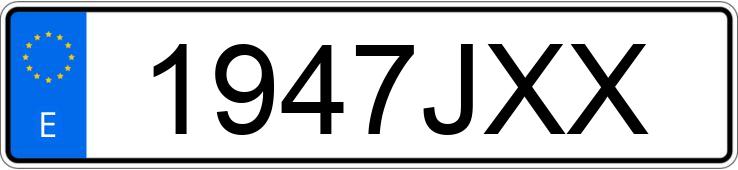Numer rejestracyjny 1947JXX posiada RENAULT CAPTUR