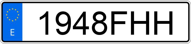 Numer rejestracyjny 1948FHH posiada RENAULT MEGANE