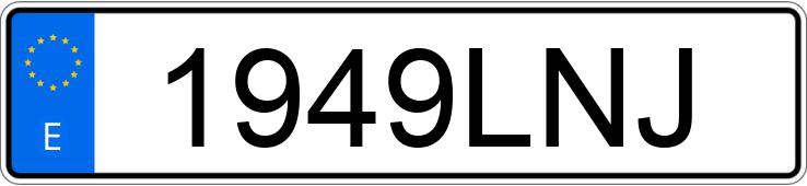 Numer rejestracyjny 1949LNJ posiada VOLVO XC60