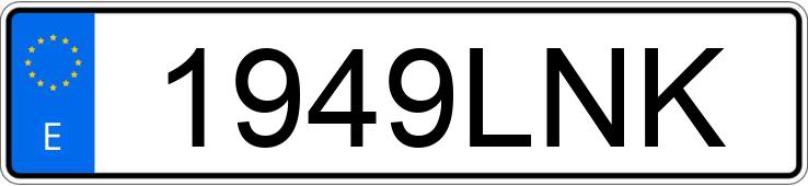 Numer rejestracyjny 1949LNK posiada PEUGEOT 208