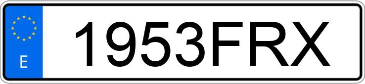 Numer rejestracyjny 1953FRX posiada OPEL CORSA Numer rejestracyjny 1953FRX posiada OPEL CORSA