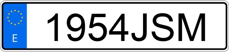 Numer rejestracyjny 1954JSM posiada VOLKSWAGEN PASSAT