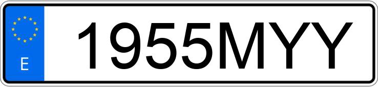 Numer rejestracyjny 1955MYY posiada SEAT LEON Numer rejestracyjny 1955MYY posiada SEAT LEON