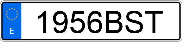 Numer rejestracyjny 1956BST posiada AUDI A6 Numer rejestracyjny 1956BST posiada AUDI A6