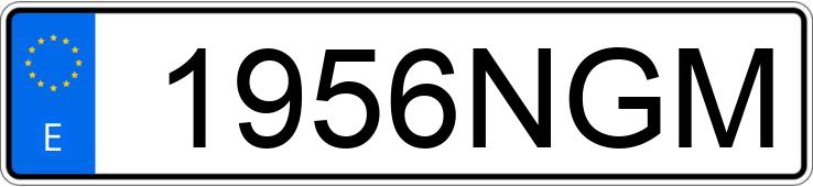 Numer rejestracyjny 1956NGM posiada KIA STONIC