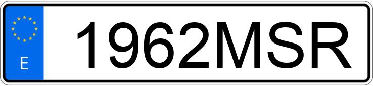 Numer rejestracyjny 1962MSR posiada FIAT 500 Numer rejestracyjny 1962MSR posiada FIAT 500