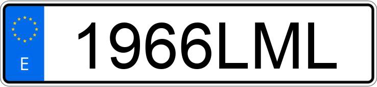 Numer rejestracyjny 1966LML posiada OPEL CORSA