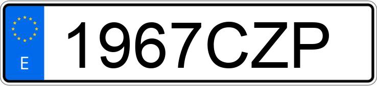 Numer rejestracyjny 1967CZP posiada SEAT IBIZA Numer rejestracyjny 1967CZP posiada SEAT IBIZA