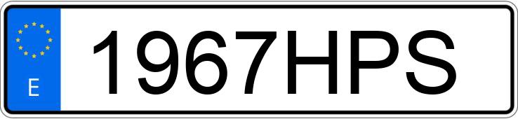 Numer rejestracyjny 1967HPS posiada KAWASAKI ER-6