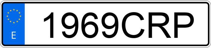 Numer rejestracyjny 1969CRP posiada VOLKSWAGEN GOLF