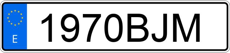 Numer rejestracyjny 1970BJM posiada SEAT IBIZA Numer rejestracyjny 1970BJM posiada SEAT IBIZA