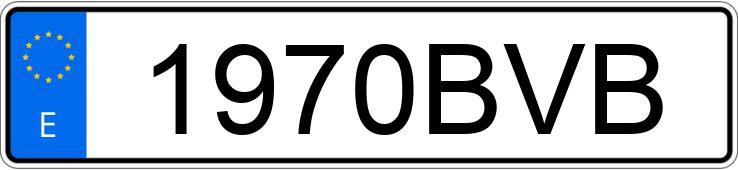 Numer rejestracyjny 1970BVB posiada AUDI A3